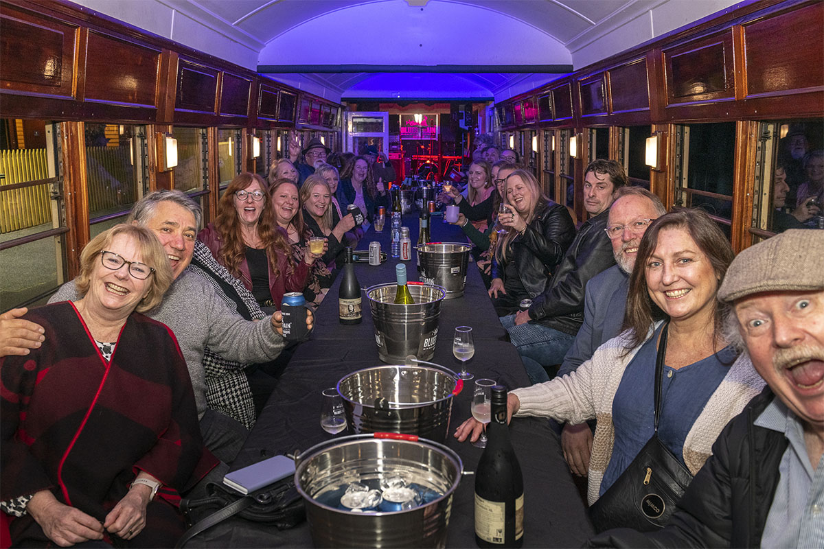 A night on The Blues Train to shake off the blues, dance, eat and drink, it's the perfect gift for Those who are hard to buy for.